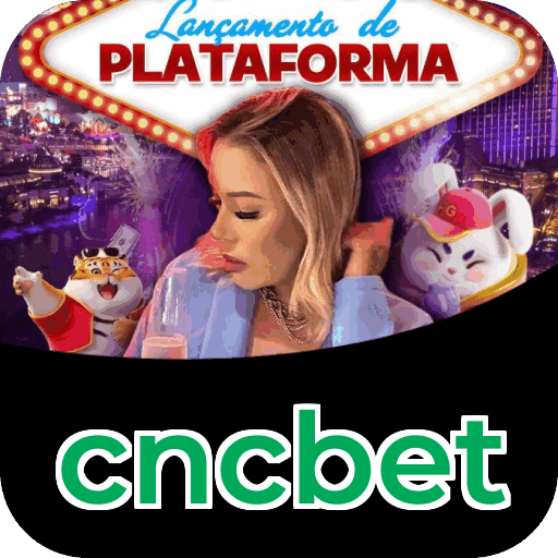 Interface do aplicativo cncbet mostrando jogos disponíveis no iOS e Android